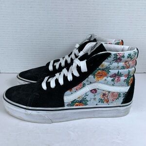 Vans SK8 Hi Warped Floral Classic Skate Shoes Sz Womens 8.5 Mens 7 (S600)